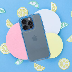 MATRIX CLEAR dėklas telefonui IPHONE 14 mėlynas