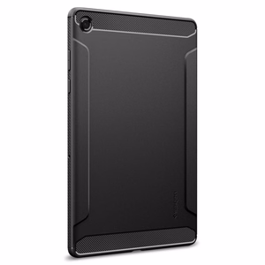 Spigen Rugged Armor deklas, skirtas Samsung Galaxy Tab A11+ Plus 11.0 X230 / X235 / X236 - Juodas