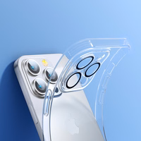 Joyroom 14Q dėklas iPhone 14 dėklas korpusas su skaidriu kameros dangteliu (JR-14Q1 skaidrus)