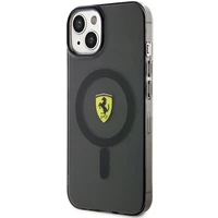 Ferrari FEHMP14MURKK iPhone 14 Plus 6.7" juodas/juodas kietas dėklas Translucent Magnetinis