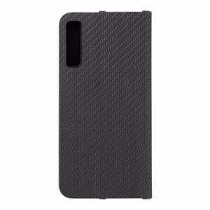 LUNA Book Carbon dėklas telefonui SAMSUNG A7 2018 juodas