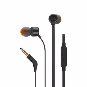 Laidinės ausinės su 3,5 mm jungtimi JBL T110 juodos