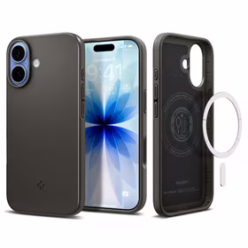 Spigen Thin Fit Magnetinis dėklas telefonui iPhone 17 - pilkas