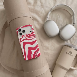 Tech-Protect Lamano MagSafe dėklas iPhone 18 Pro Max / 17 Pro Max, baltas ir rožinis