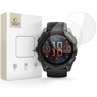 Tech-Protect Glass Fit+ 2-pack grūdintas stiklas Garmin Fenix 8 51mm - skaidrus