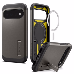 Spigen Tough Armor Mag MagSafe dėklas, skirtas Google Pixel 11, tamsiai pilkas