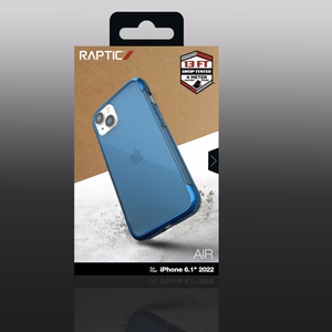 Raptic X-Doria Air dėklas telefonui iPhone 14 šarvuotas mėlynas