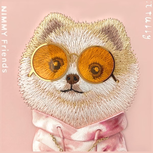 Nimmy Glasses Cool nag dėklas telefonui iPhone 17 - rožinis