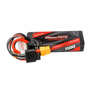 „Lipo Gens ace G-Tech“ 1100 mAh, 11,1 V, 3S1P, 60C, GRP-76 kietuoju korpusu akumuliatorius su XT60 jungtimi