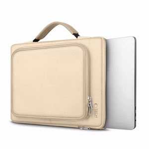Tech-Protect Basic krepšys 13–14" nešiojamam kompiuteriui - smėlinis