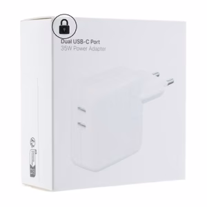 Įkroviklis Apple MW2K3ZM/A baltas (USB-C / 35W) (su pakuote)