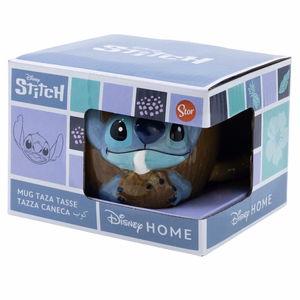 Disney Stitch Coconut 3D keraminis puodelis dovanų dėžutėje, 325 ml