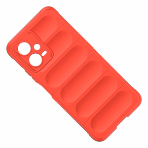 Magic Shield dėklas telefonui Xiaomi Redmi Note 12 5G / Poco X5 5G lankstus šarvuotas dėklas raudona
