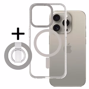 Amazing Thing Titan Pro Mag žiedo laikiklio dėklas 10FT IP156.1PTRGY Iphone 15 Pro titano