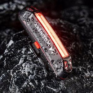 Wozinsky WSBLB2 priekinio (400 lm) ir galinio USB-C dviračio žibintų rinkinys – juodas