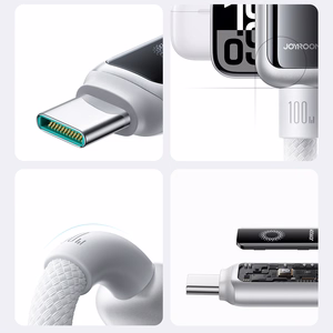 Joyroom S-A55 StarFlight kabelis 100W USB-C - USB-C 1.2m - juodas
