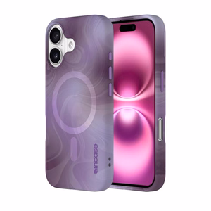 Incase Halo Case dėklas su MagSafe, skirtas iPhone 16, „Oil Slick Lilac“ spalvos