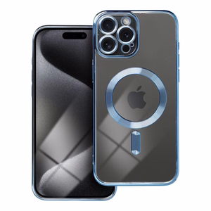 ELECTRO MAG COVER dėklas telefonui suderinamas su Magnetiniu IPHONE 15 Pro Max mėlynas