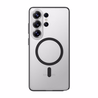 Rock Crystal Armor Series Magnetic Dėklas for Samsung Galaxy S26 Plus juodas