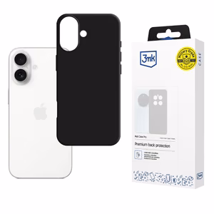 3mk Matt Case Pro для Apple iPhone 17 - матовый чёрный