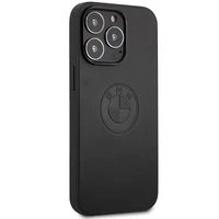 BMW odinis dėklas su įspaustu raštu iPhone 13 Pro / iPhone 13 - juodas