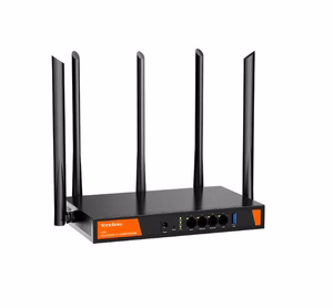 Tenda W30E AX3000 belaidis maršrutizatorius Gigabitinis eternetas Dviguba juosta (2,4 GHz / 5 GHz) Juoda