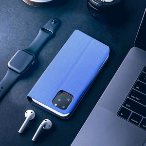SENSITIVE knygutės dėklas XIAOMI Redmi Note 15 PRO PLUS 5G mėlynas