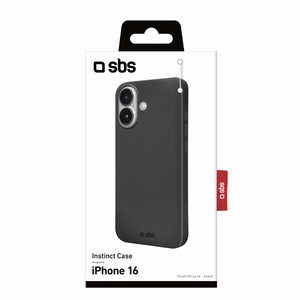 SBS Instinct iPhone 16 dėklas - juodas