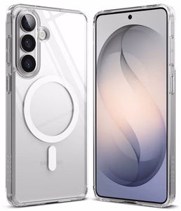 Ringke Fusion Magnetic MagSafe Dėklas for Samsung Galaxy S26+ - skaidrus