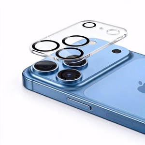 Skaidri grūdinto stiklo kameros apsauga „Tech-Protect Cam Fit+“, skirta „Apple iPhone 18 Pro Max“
