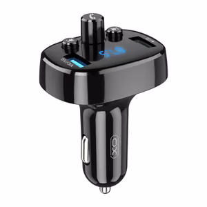 XO transmitter FM BCC02 Bluetooth MP3 Automobilinis įkroviklis 15W juodas