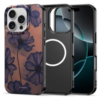 Tech-Protect Lamano MagSafe case for iPhone 16 Pro Max - brown-purple