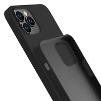 3mk silikoninis dėklas iPhone 12 Pro Max - juodas