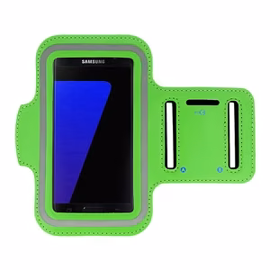Чехол на руку Slim тип 1 для Iphone 13/13Pro/14/14 Pro/15/15Pro/16/16 Pro/Samsung S21/S22/S23/S24 (5,5 дюймов) зелёный