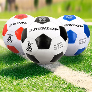 Dunlop futbolo kamuolys, 5 dydis, raudonas