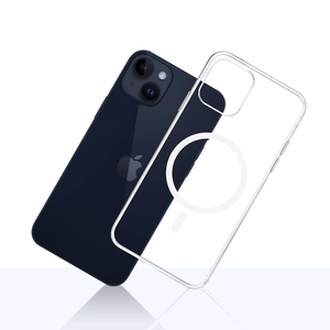 3mk Clear Magnetinis dėklas telefonui Apple iPhone 14 Plus - Permatomas