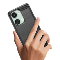 Carbon Case silikoninis dėklas telefonui OnePlus Ace 2V/OnePlus Nord 3 - juodas