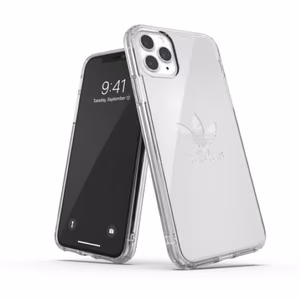 Adidas OR PC dėklas Didelis logotipas iPhone 11 Pro Max - permatomas
