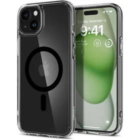 Spigen Ultra Hybrid Magnetinis dėklas telefonui su MagSafe iPhone 15 - juodas