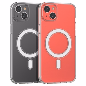 MagSafe iPhone 15 Plus Skaidrus magnetinis dėklas - skaidrus