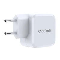 PD8007 USB-C PD45W maitinimo įkroviklis Choetech EU (baltas)