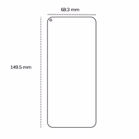 Grūdintas 2,5D apsauginis stiklas Huawei Nova 5T / Honor 20 telefonui