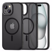 Tech-Protect MagMat 2 Magnetinis dėklas telefonui iPhone 15 - matinis juodas