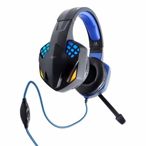 Проводные игровые наушники ART Jack 3,5 mm / USB A с микрофоном G11 чёрные