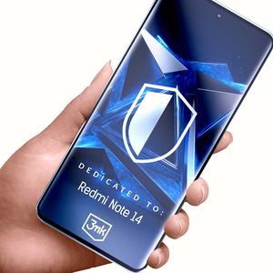 Grūdintas stiklas 3mk HardGlass Max Lite Juodas Xiaomi Redmi Note 14 5G