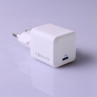 "Forever TC-08-30C GaN PD įkroviklis 1x USB-C 30W, baltas