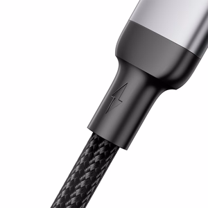 Joyroom Extraordinary Series A10 USB-A / USB-C 3A kabelis 1.2 m - juodas