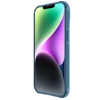Nillkin CamShield Pro dėklas iPhone 14 Plus šarvuotas dėklas su kameros apsauga mėlynas
