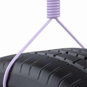 Joyroom Multi-Color Series A14 Lightning / USB-A 2.4A 1.2 m kabelis - violetinis