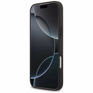 Mercedes Odinis Didelis Laurel Lapų Magnetinis dėklas telefonui iPhone 17 Pro Max - Juodas ir Pilkas